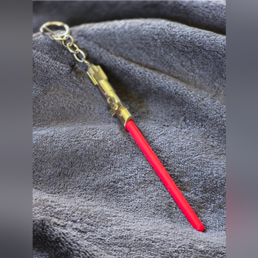 Star Wars Green, Blue & Red Lightsaber Keychain